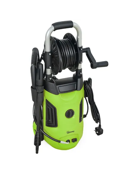 Outsunny 1800W High Pressure Washer, 150 Bar Pressure, 420 L/h Flow, Portable Power Washer Jet Wash Cleaner with Adjustable Nozz