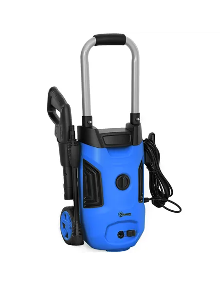 Outsunny 1800W 150-Bar Pressure Washer, with Adjustable Nozzle - Blue