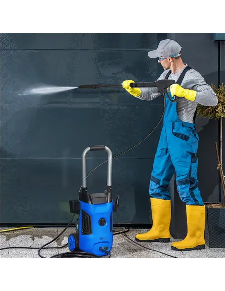 Outsunny 1800W 150-Bar Pressure Washer, with Adjustable Nozzle - Blue