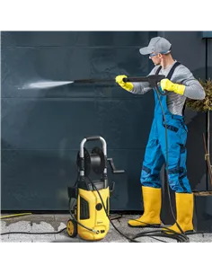 Outsunny 1800W High Pressure Washer, 150 Bar Pressure, 420 L/h Flow, Portable Power Washer Jet Wash Cleaner with Adjustable Nozz 2