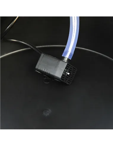 Outsunny Wooden Water Pump Fountain, 2 Tier-Fir Wood