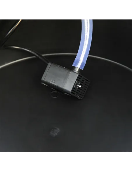 Outsunny Wooden Water Pump Fountain, 2 Tier-Fir Wood