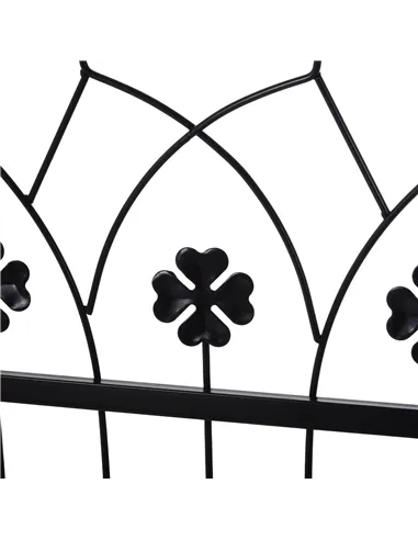 Outsunny Garden Outdoor Entrance Arch with Door Outdoor Patio Decoration for Rose Trellis Arbour Climbing Plant 131L x 49W x 200