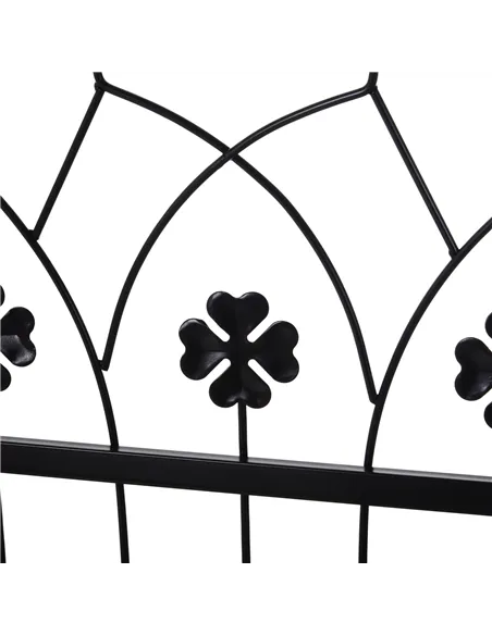 Outsunny Garden Outdoor Entrance Arch with Door Outdoor Patio Decoration for Rose Trellis Arbour Climbing Plant 131L x 49W x 200