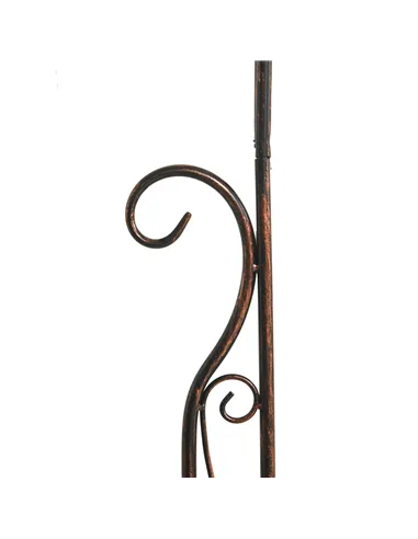 Outsunny Metal Garden Arch Trellis, Decorative Arbour Archway for Walkway Path Ceremony Wedding Party, 120 x 30 x 226cm