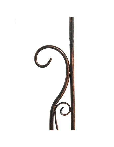 Outsunny Metal Garden Arch Trellis, Decorative Arbour Archway for Walkway Path Ceremony Wedding Party, 120 x 30 x 226cm