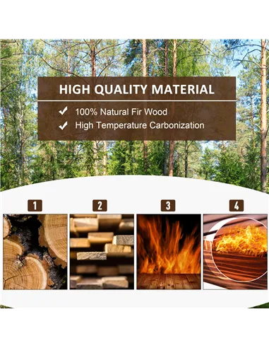 Outsunny 1.5M Wooden Garden Bridge Decorative Arc Footbridge with Safety Guardrail Outdoor Lawn Pond Bridge Walkway Stained Wood