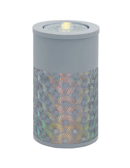 Outsunny 30 cm Tall Garden Waterfall Fountain with LED Lights and Pump, Garden Water Feature Water Fountain with Adjustable Flow