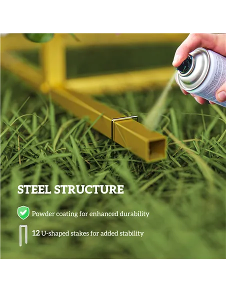 Outsunny Wedding Arch Frame Set, 2.2, 2, 1.8 m Metal Arch Backdrop Stand Set of 3, Balloon Arch Stand Set for Birthday Party, Br