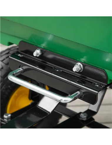 Outsunny 75 Litre Large Garden Cart, Tipping Wheelbarrows Heavy Duty Garden Dump Trolley 200kg Capacity for Festivals, Tools, Pl