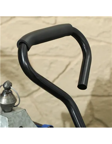 Outsunny 114L Steel Frame Garden Cart Trolley - Blue