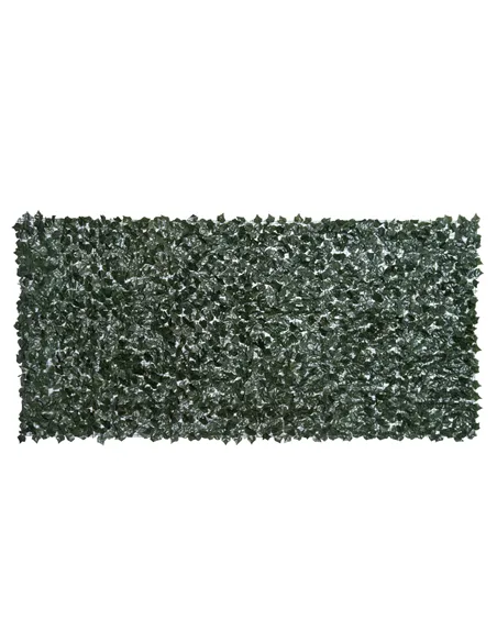 Outsunny 1-Piece Artificial Leaf Hedge Screen Privacy Fence Panel for Garden Outdoor Indoor Decor, Dark Green, 3M x 1.5M