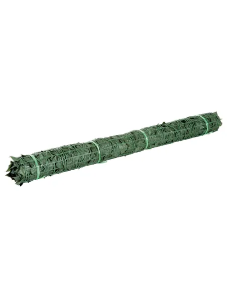Outsunny 1-Piece Artificial Leaf Hedge Screen Privacy Fence Panel for Garden Outdoor Indoor Decor, Dark Green, 3M x 1.5M