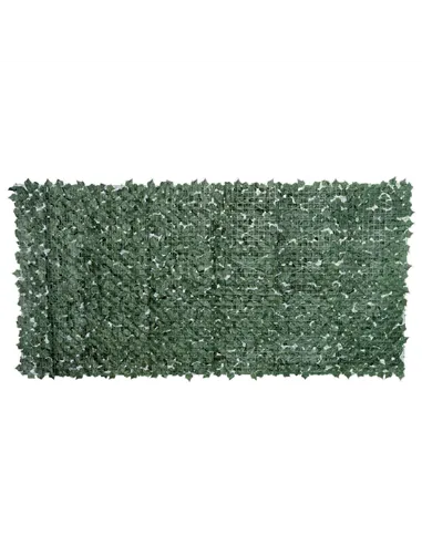 Outsunny 1-Piece Artificial Leaf Hedge Screen Privacy Fence Panel for Garden Outdoor Indoor Decor, Dark Green, 3M x 1.5M