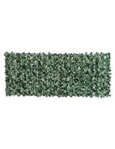 Outsunny 1-Piece Artificial Leaf Hedge Screen Privacy Fence Panel for Garden Outdoor Indoor Decor, Dark Green, 2.4M x 1M