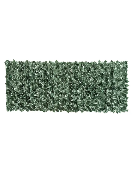Outsunny 1-Piece Artificial Leaf Hedge Screen Privacy Fence Panel for Garden Outdoor Indoor Decor, Dark Green, 2.4M x 1M