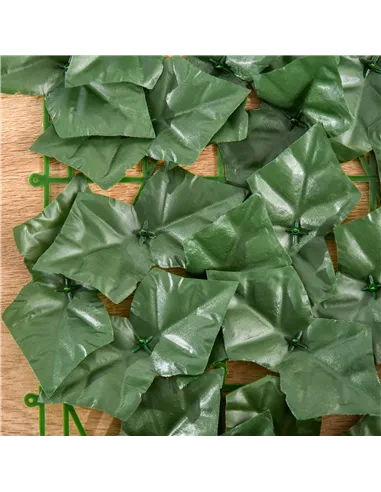 Outsunny 1-Piece Artificial Leaf Hedge Screen Privacy Fence Panel for Garden Outdoor Indoor Decor, Dark Green, 3M x 1M