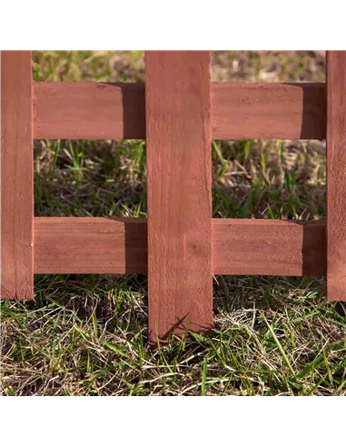 Outsunny Set of 12 Wooden 60cm Garden Fence Pieces