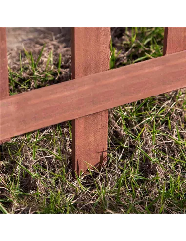 Outsunny Set of 12 Wooden 60cm Garden Fence Pieces