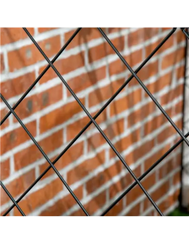 Outsunny Decorative Garden Fencing, 43in x 11.5ft Outdoor Picket Fence Panels, 4PCs Rustproof Metal Wire Landscape Flower Bed Bo