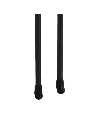 Outsunny Metal Decorative Outdoor Picket Fence Panels Set of 6, Black