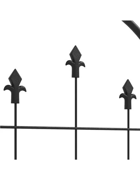 Outsunny Set of Two Spiral Anchor Garden Trellis Panels