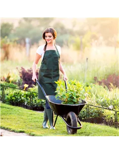 Outsunny Set of Four 57cm Leaf Scroll Metal Fence Panels - Black 2