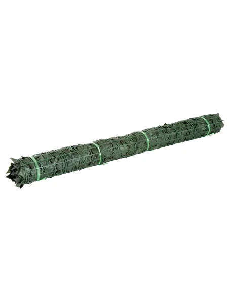 Outsunny 2-Piece Artificial Leaf Hedge Screen Privacy Fence Panel for Garden Outdoor Indoor Decor, Dark Green, 3M x 1.5M