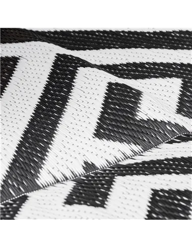 Outsunny 152 x 243 cm(5x 8ft) Outdoor Rug Reversible Mat Plastic Straw Rug Portable RV Camping Mat for Garden Deck Picnic Indoor