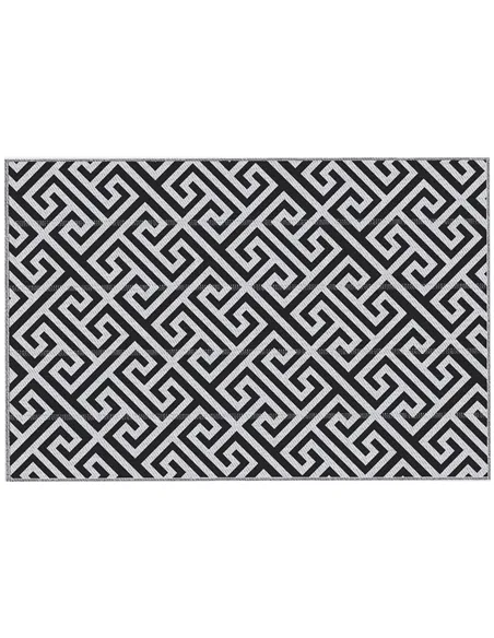 Outsunny 182 x 274 cm(6x9ft) Outdoor Rug Reversible Mat Plastic Straw Rug Portable RV Camping Mat for Garden Deck Picnic Indoor,