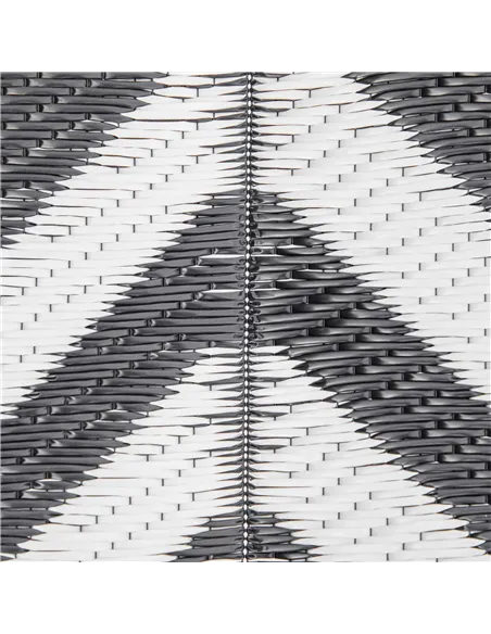 Outsunny 182 x 274 cm(6x9ft) Outdoor Rug Reversible Mat Plastic Straw Rug Portable RV Camping Mat for Garden Deck Picnic Indoor,