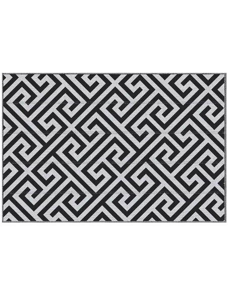 Outsunny Outdoor Rug Reversible Mat Plastic Straw Rug Portable RV Camping Mat for Garden Deck Picnic Indoor, 121 x 182 cm (4 x 6