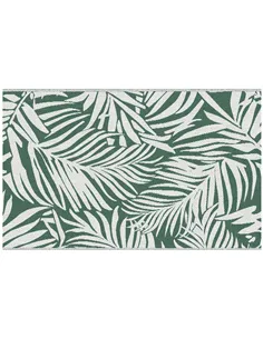 Outsunny Reversible Outdoor RV Rug, 1.5 x 2.4m Patio Floor Mat, Waterproof Plastic Straw Rug for Garden, Deck, Picnic, Beach, Ca