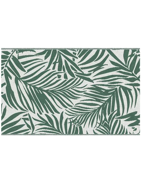 Outsunny Reversible Outdoor RV Rug, 1.5 x 2.4m Patio Floor Mat, Waterproof Plastic Straw Rug for Garden, Deck, Picnic, Beach, Ca