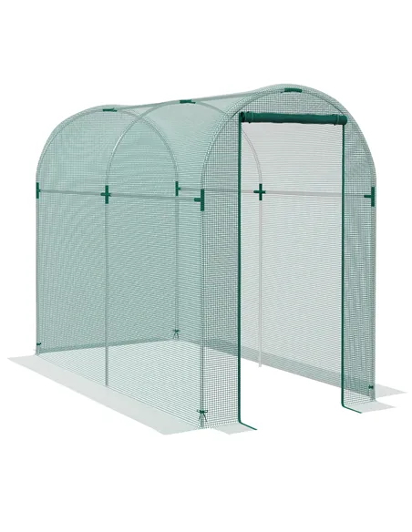 Outsunny 240 x 120cm Mini Polytunnel Greenhouse
