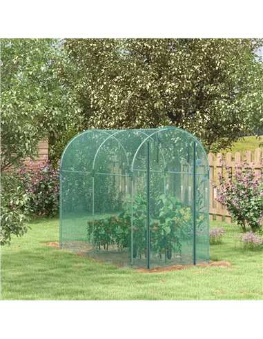 Outsunny 240 x 120cm Mini Polytunnel Greenhouse