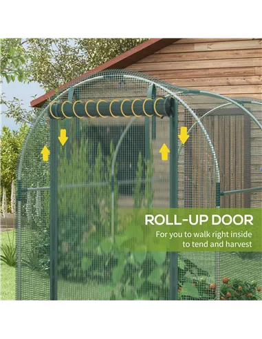 Outsunny 240 x 120cm Mini Polytunnel Greenhouse