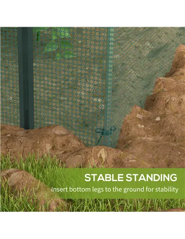 Outsunny 240 x 120cm Mini Polytunnel Greenhouse