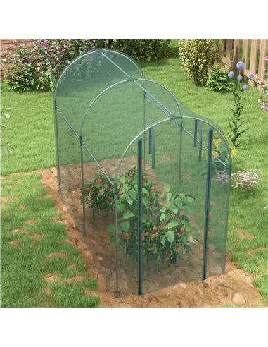 Outsunny 240 x 120cm Mini Polytunnel Greenhouse