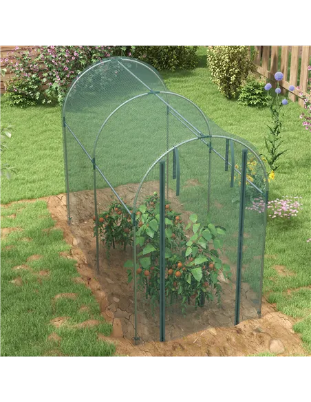 Outsunny 240 x 120cm Mini Polytunnel Greenhouse