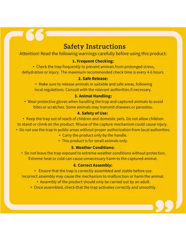 Outsunny Metal Rat Trap with Single Door, for Small Animals, Dark Green