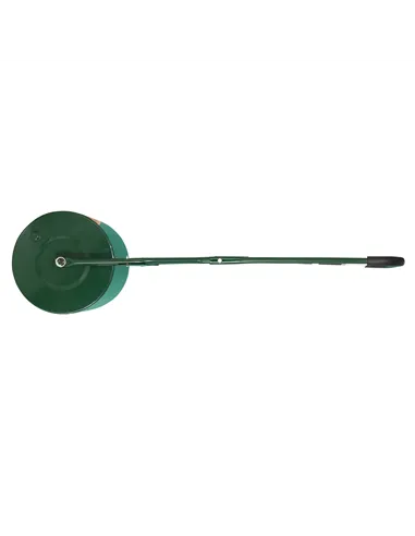 Outsunny 40L Lawn Roller Drum Scraper Bar Collapsible Handle Water or Sand Filled Φ32cm Green