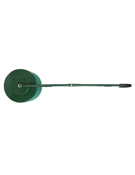 Outsunny 40L Lawn Roller Drum Scraper Bar Collapsible Handle Water or Sand Filled Φ32cm Green