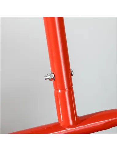 Outsunny 38L Fillable Cylinder Steel Lawn Roller - Red