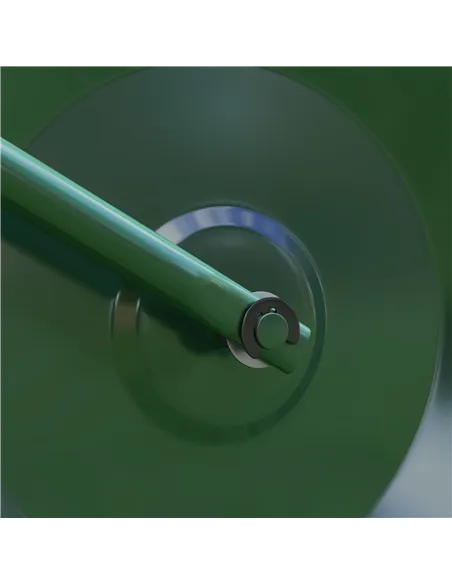 Outsunny 63 L Heavy Duty Water Or Sand Filled Φ30cm Garden Steel Lawn Roller Drum - Dark Green