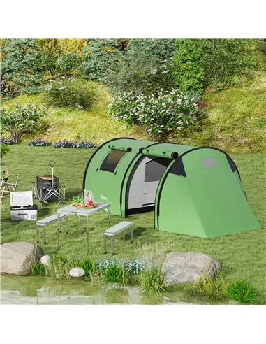 Outsunny 12V Car Refrigerator w/ LED Light & Foldable Handles, 18L Portable Compressor Cooler, Fridge Freezer with 12/24V DC and