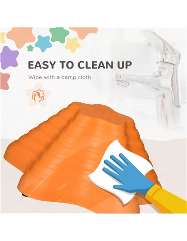 Outsunny 11-Piece Balance Stepping Stones for Kids Starfish Style Non-slip Obstacle Course Stackable Balance Blocks Garden Toys 