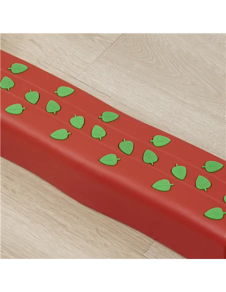 Outsunny Five-Piece Kids Stepping Stones and Balance Bridge w/ Non-Slip Surface & Bottom. for Toddlers - Multicoloured