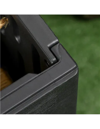 Outsunny 336 Litre Garden Storage Box, Water-resistant Heavy Duty Double Wall Plastic Container, Extra Large Outdoor Garden Furn