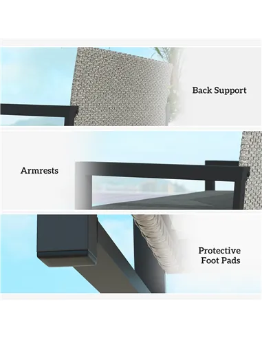 Outsunny 151.5L Storage Garden Bench, with Cushion - Grey